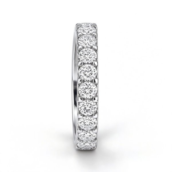 Diamond Anniversary Band 1 ct tw Round-cut 14K White Gold