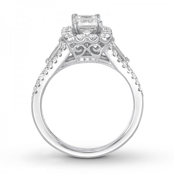 Engagement Ring Crystals Titanium steel