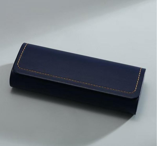 Leather-Stitched Handmade Eyeglasses Case