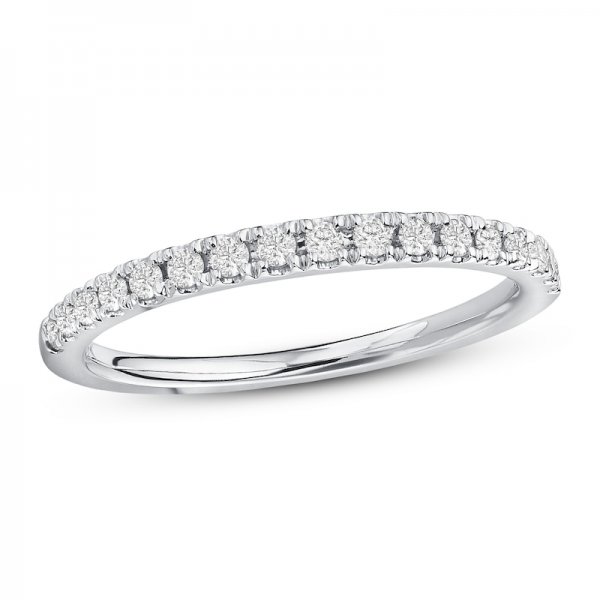 Diamond Wedding Band 1/2 ct tw 14K White Gold