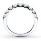 Crystal Wedding Band Round-cut Titanium steel